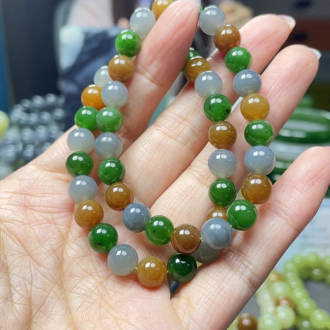 未镶嵌手链和田玉拍一发一，多样性发货