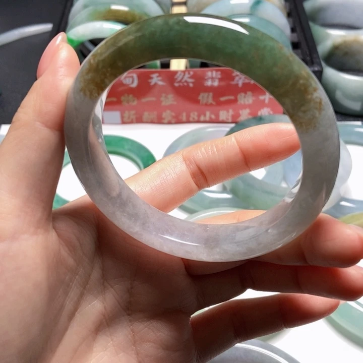 翡翠手镯未镶嵌33号58.2正圈
