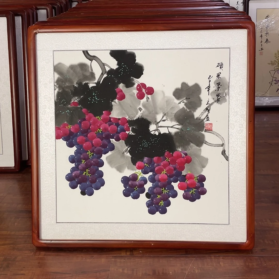 国画带框尺寸63*63厘米