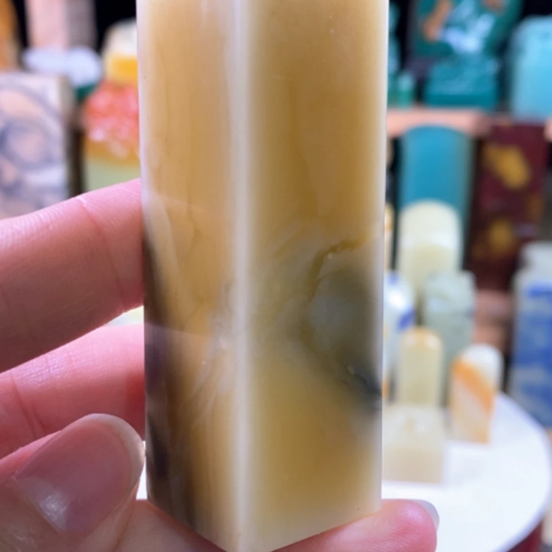 【闪购商品】青田石封门墨韵菜花黄……