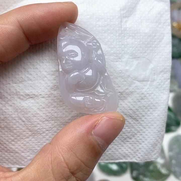 翡翠未镶嵌颈饰天然缅甸翡翠