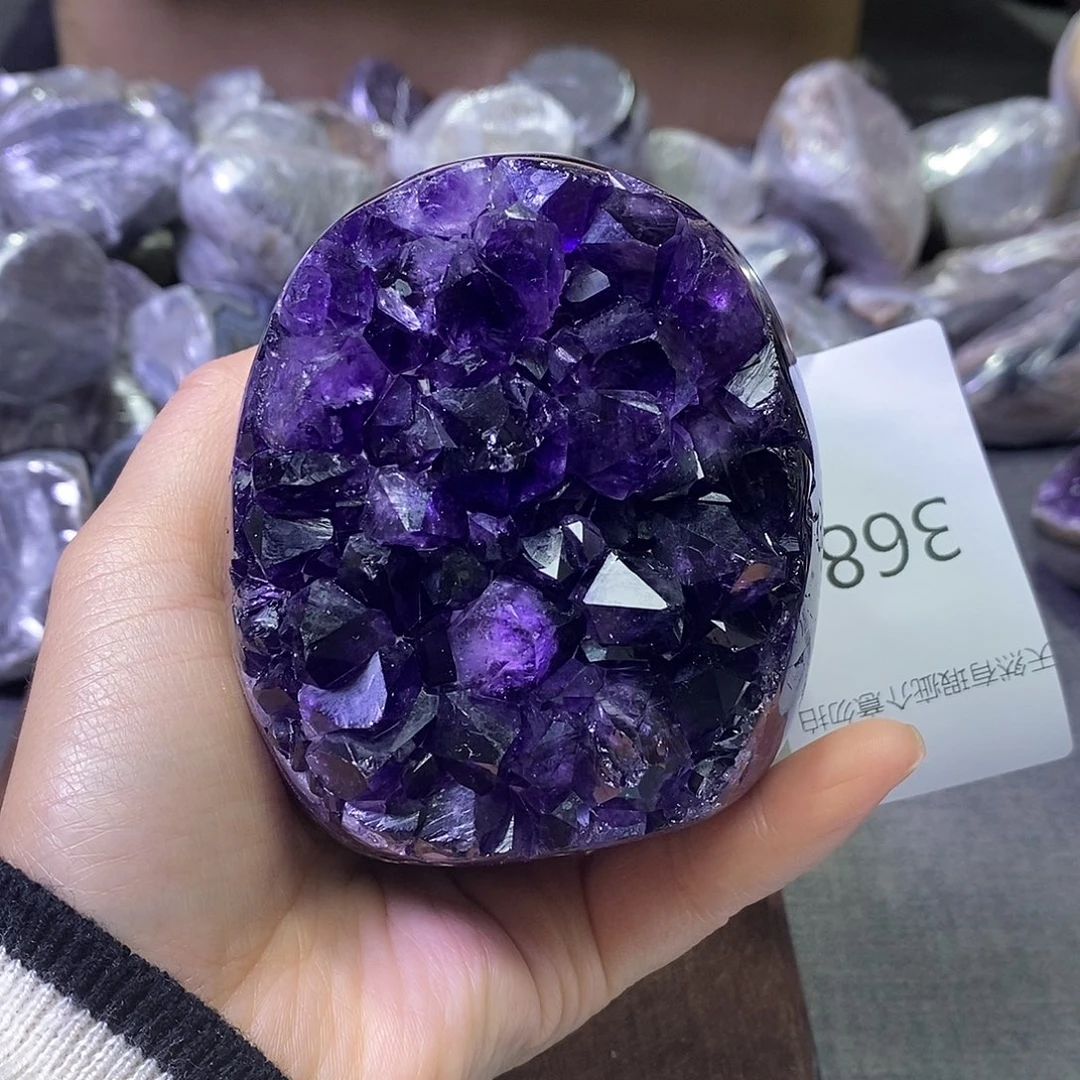 紫晶未镶嵌珠宝半成品