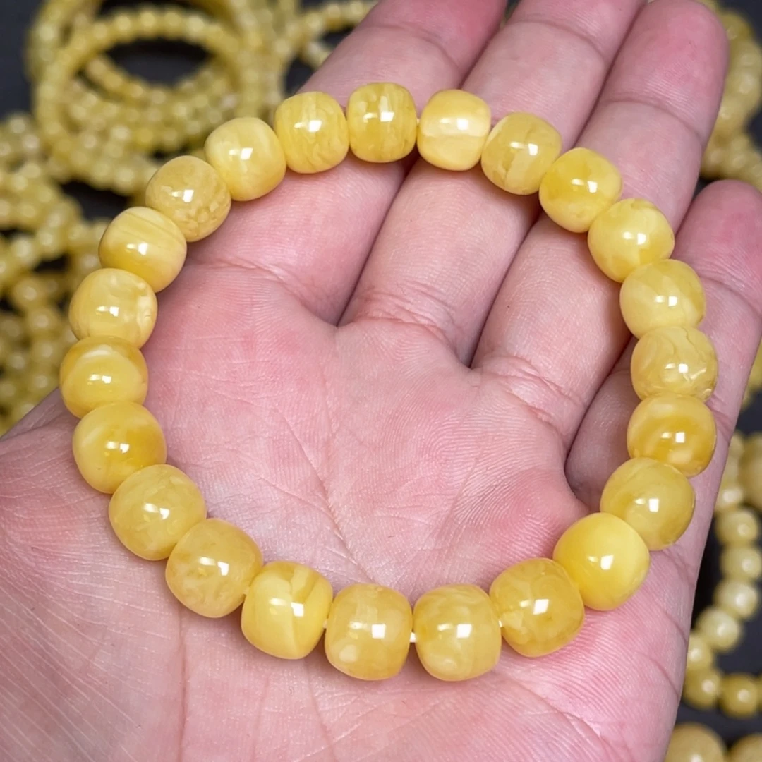 蜜蜡未镶嵌裸石蜜蜡手串10mm