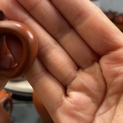 紫砂茶壶实****面紫砂壶的