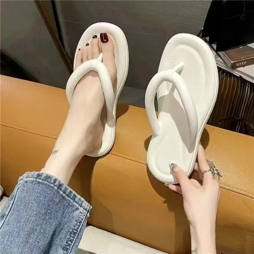 厚底人字拖女款夏季外穿踩屎感EVA居家防滑防臭情侣沙滩凉拖鞋男