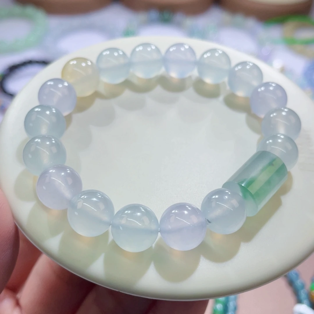 未镶嵌手链翡翠上新高冰胶幻彩卡10