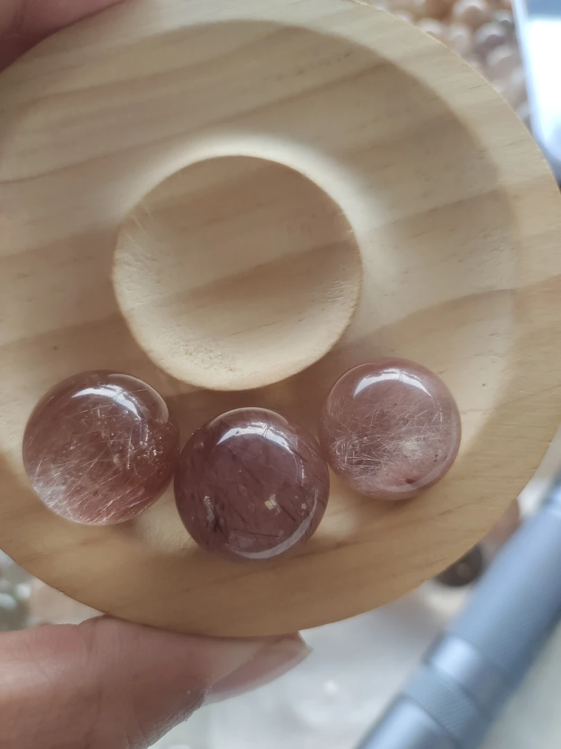 兔毛单珠天然水晶单珠以直播间款式为准