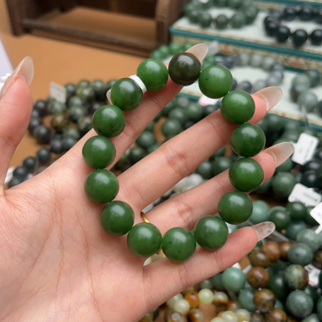 和田玉手串1221d拍一发一