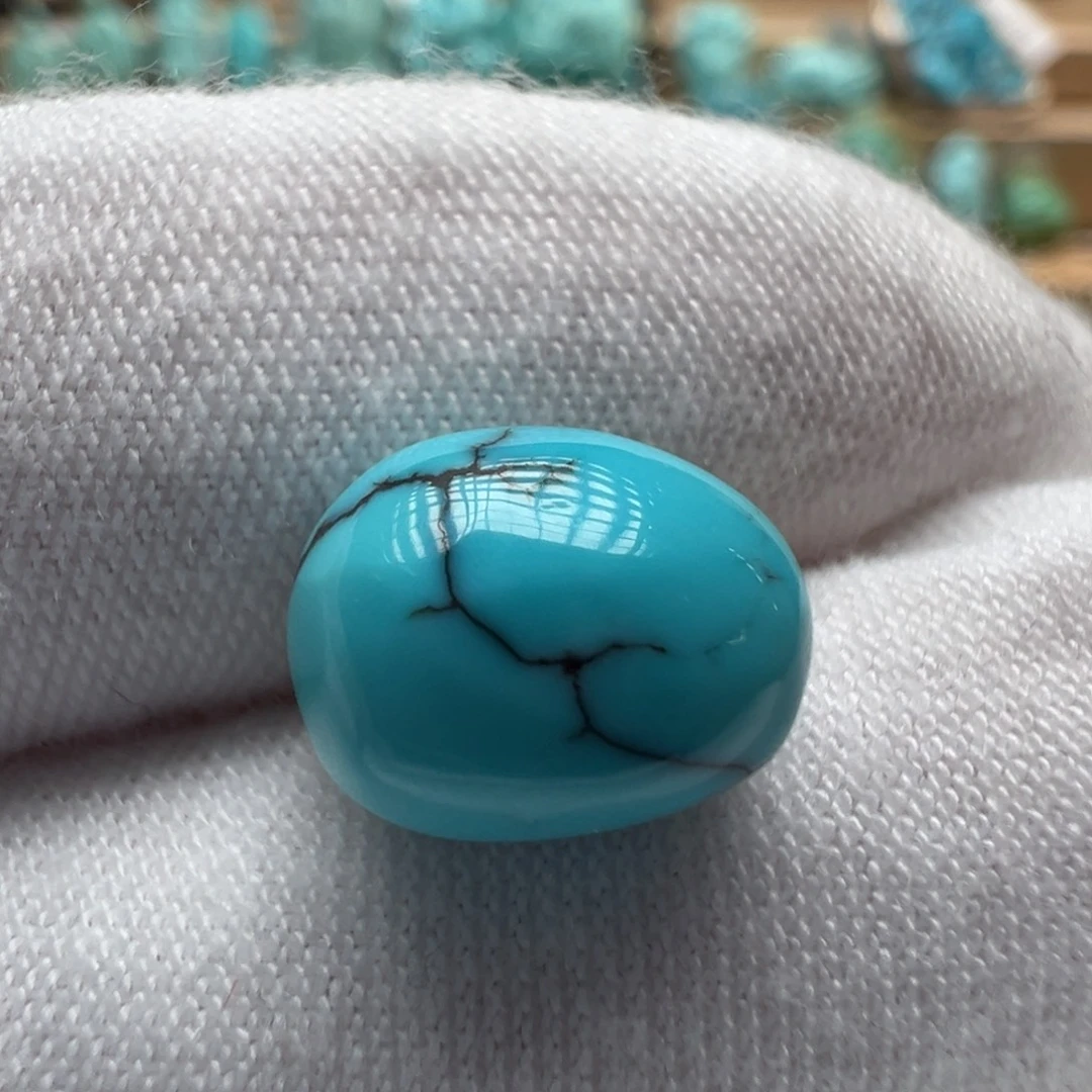 绿松石未镶嵌配饰8.6*10.9