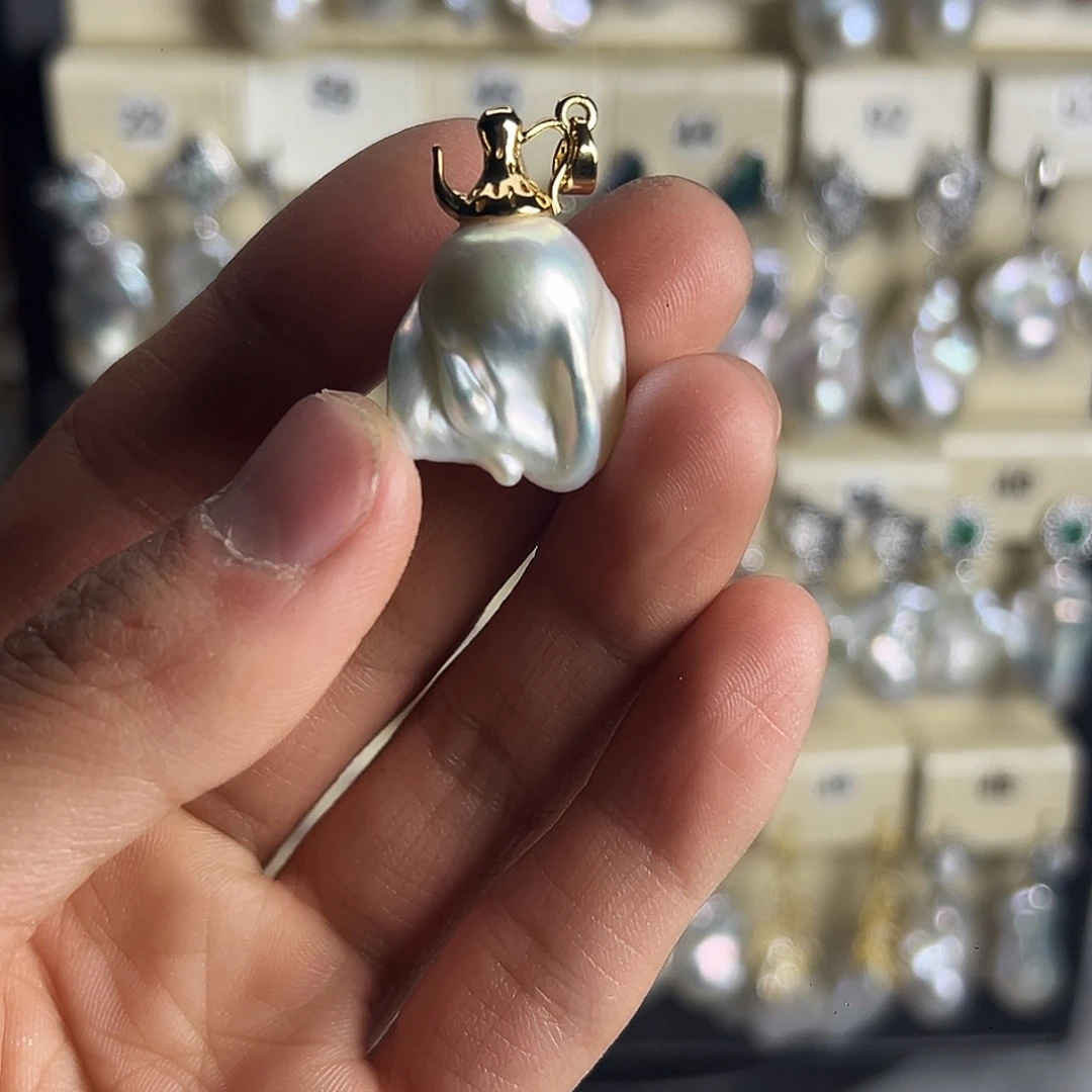 淡水珍珠未镶嵌耳饰