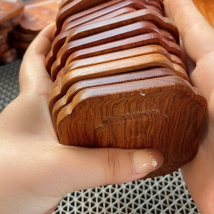 咪***咪闪电购缅花杯垫11个