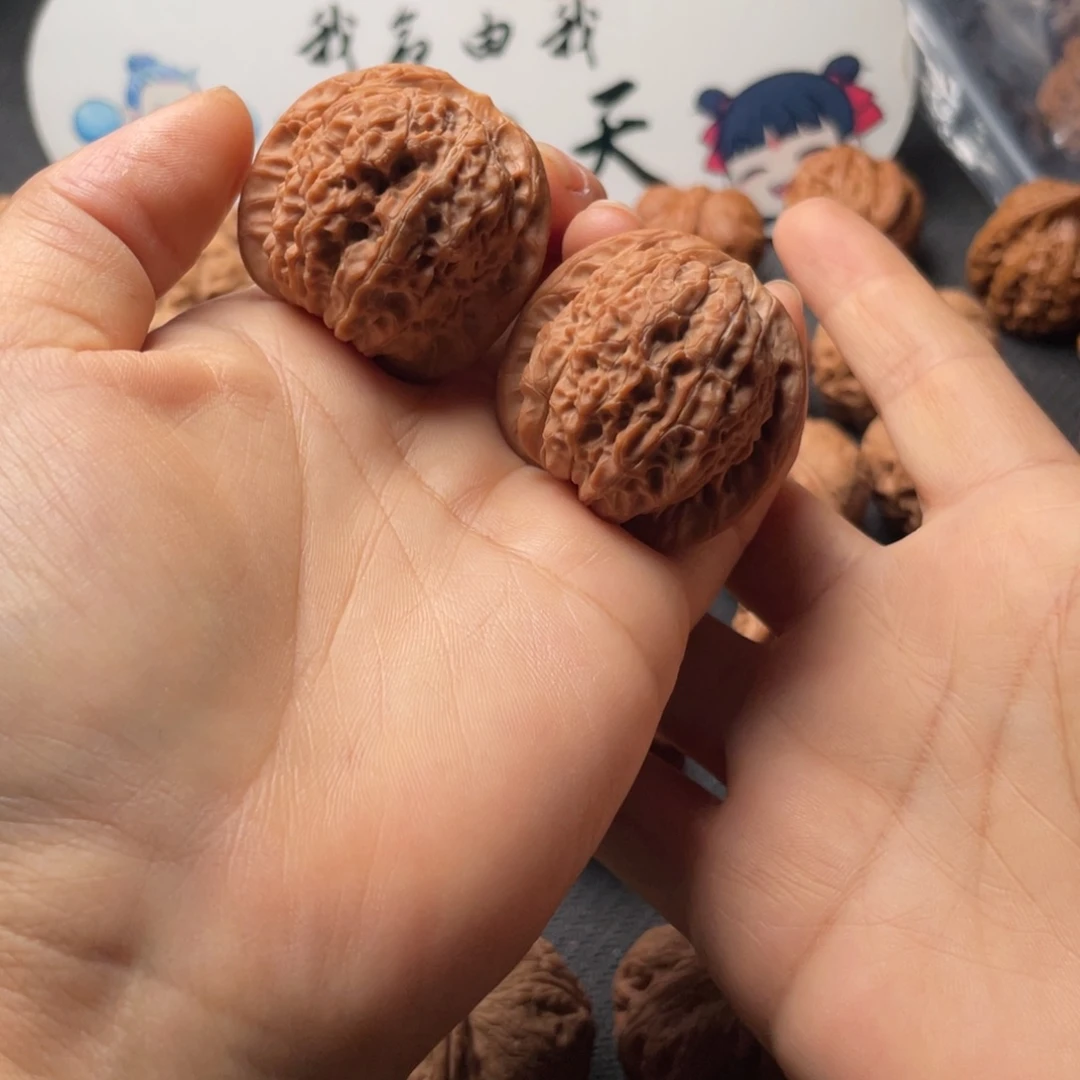 把件文玩核桃W30 38 血麒麟