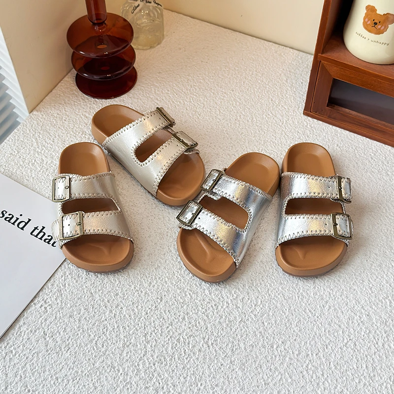 女童沙滩鞋儿童鞋子2025夏季新款防滑凉鞋软底公主鞋中大童凉鞋