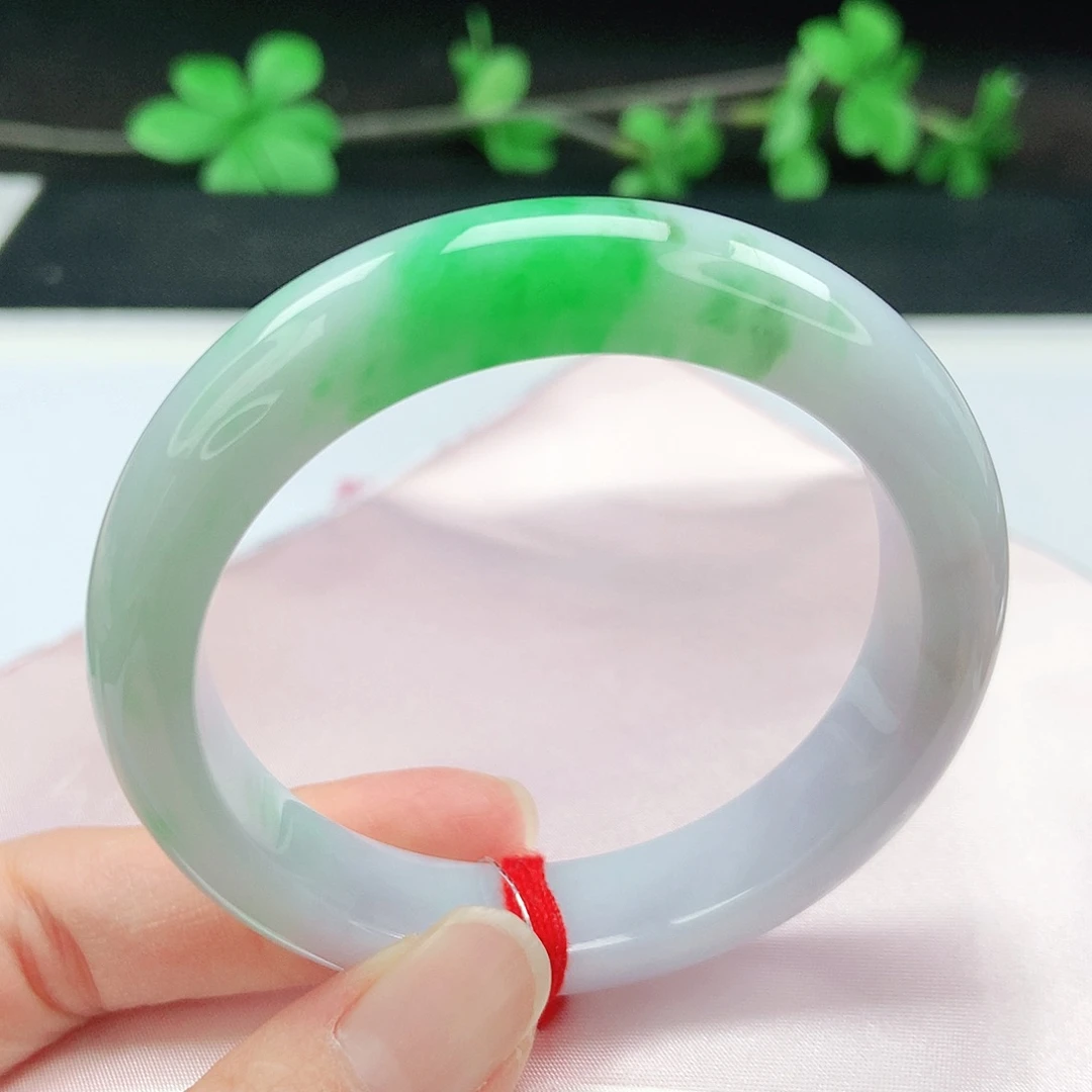 未镶嵌手镯翡翠52圈