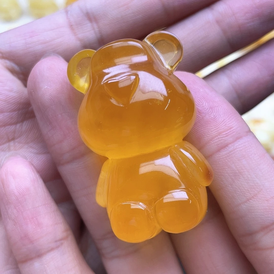 琥珀裸石未镶嵌蜜蜡