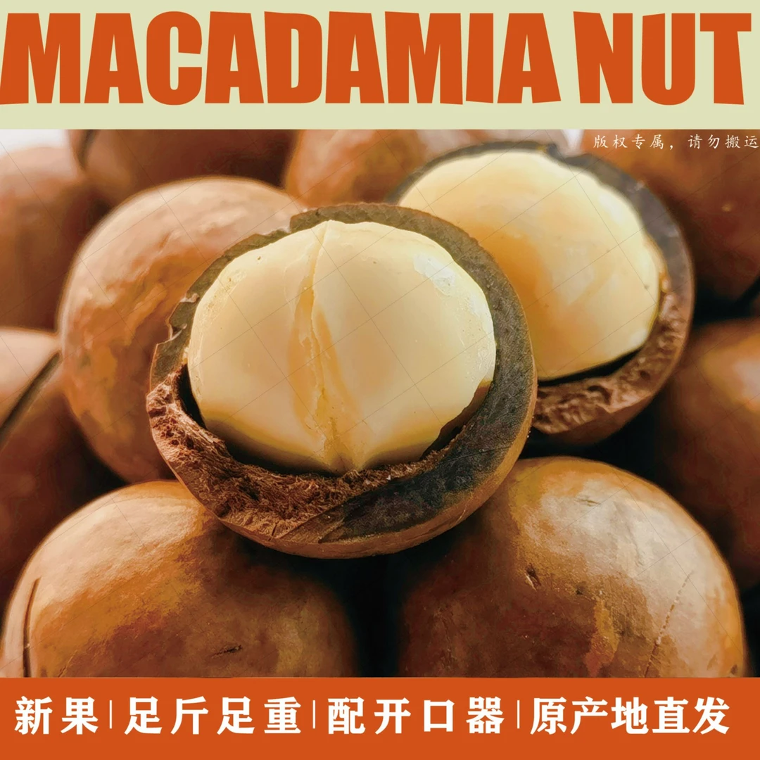 【到手2斤】大小20-22 原味 夏威夷果 送礼佳品 过年必备