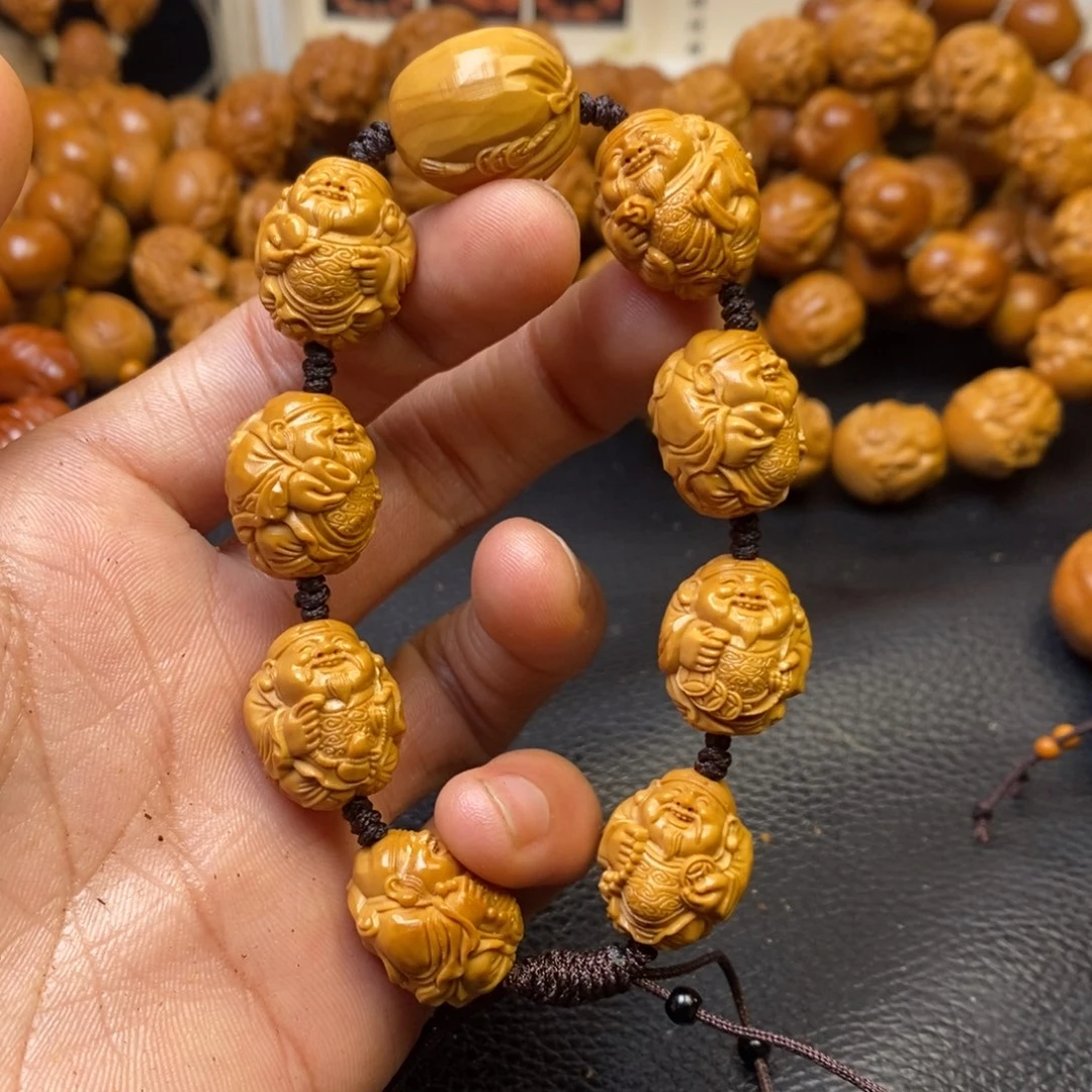 橄榄核手串1.67小财神