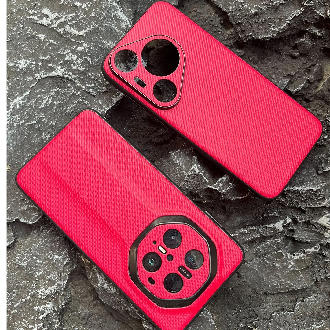 【碳纤维纹玫红】适用华为Mate70苹果16小米17ProMax手机壳VIVOX300