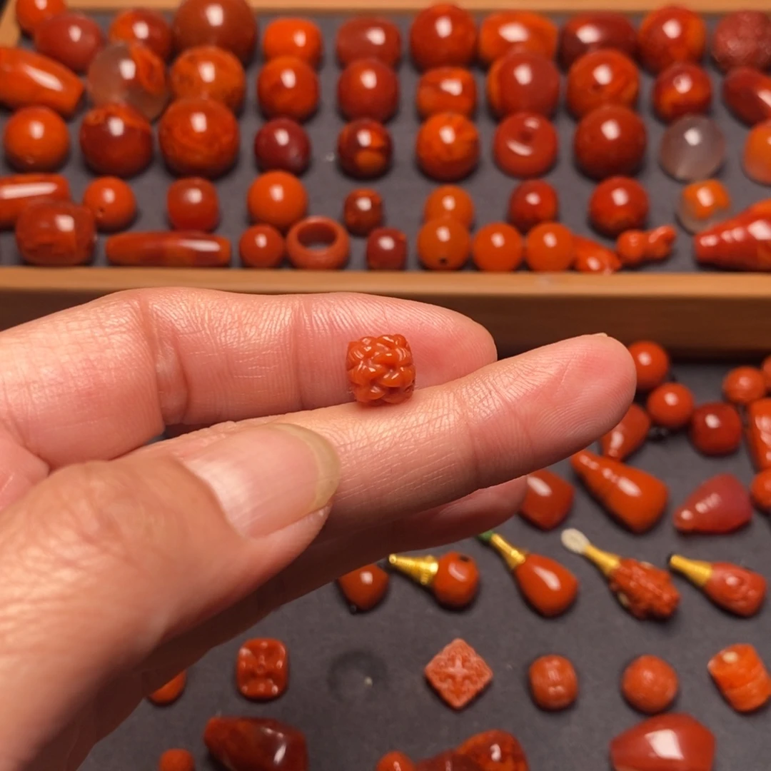 南红玛瑙配饰珠未镶嵌永**在