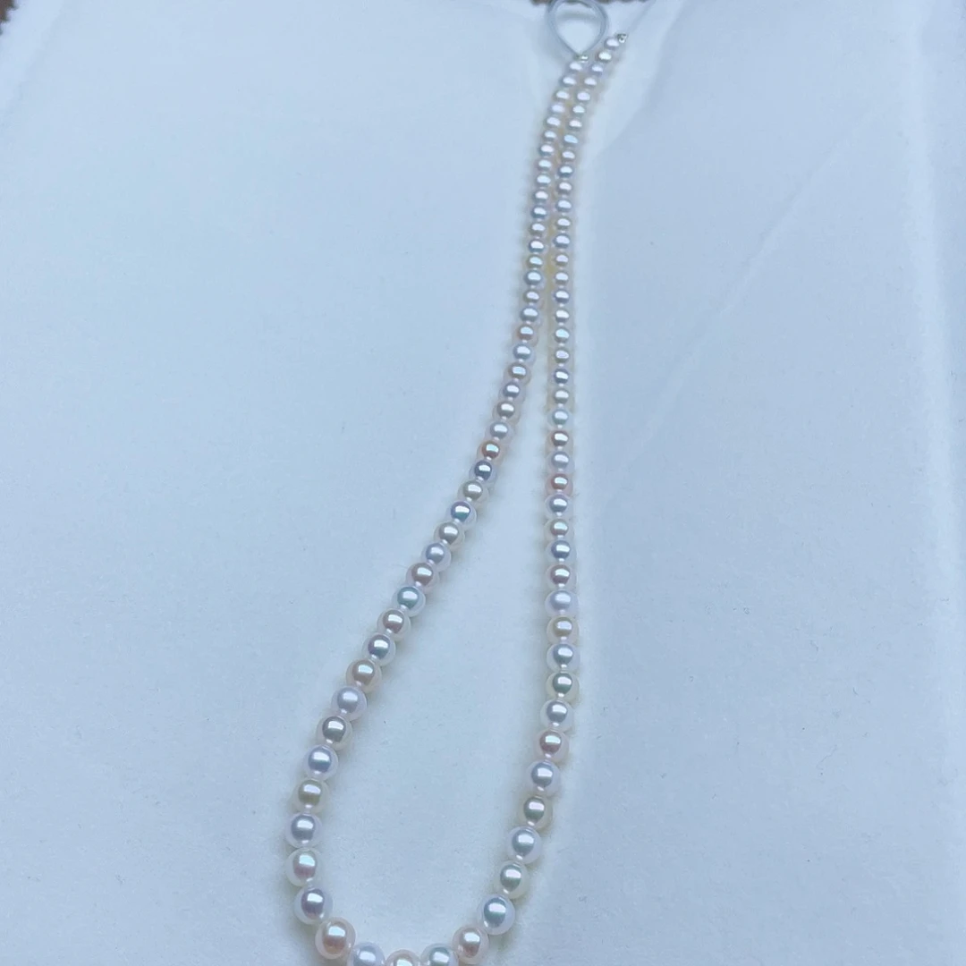 淡水珍珠颈饰银S925镶嵌