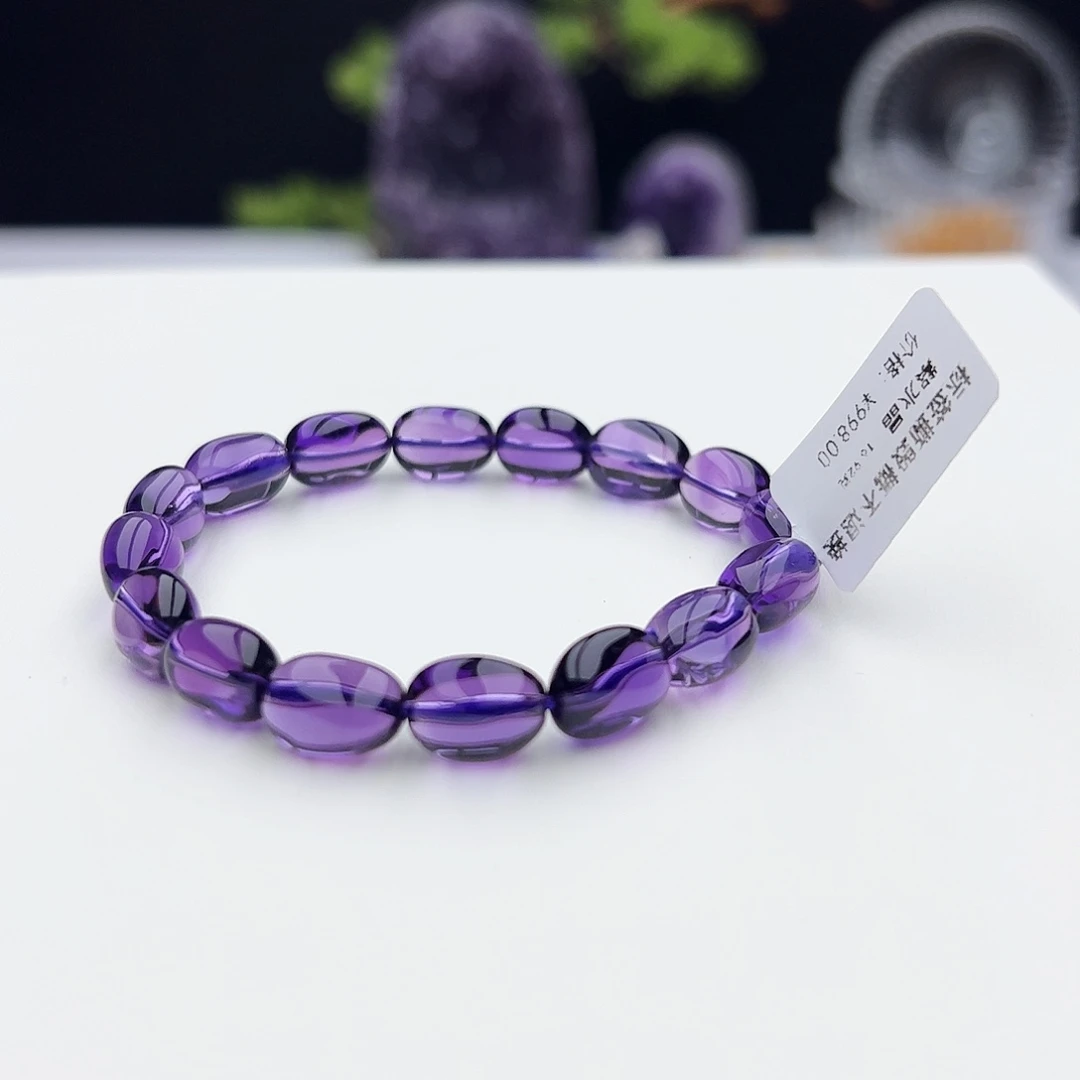 水晶手链未镶嵌宇****女紫水晶16.92