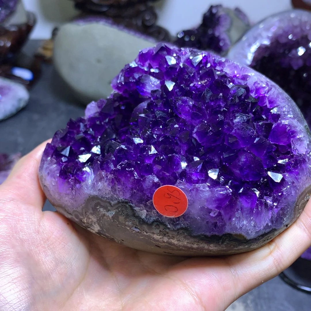 紫晶摆件未镶嵌紫晶