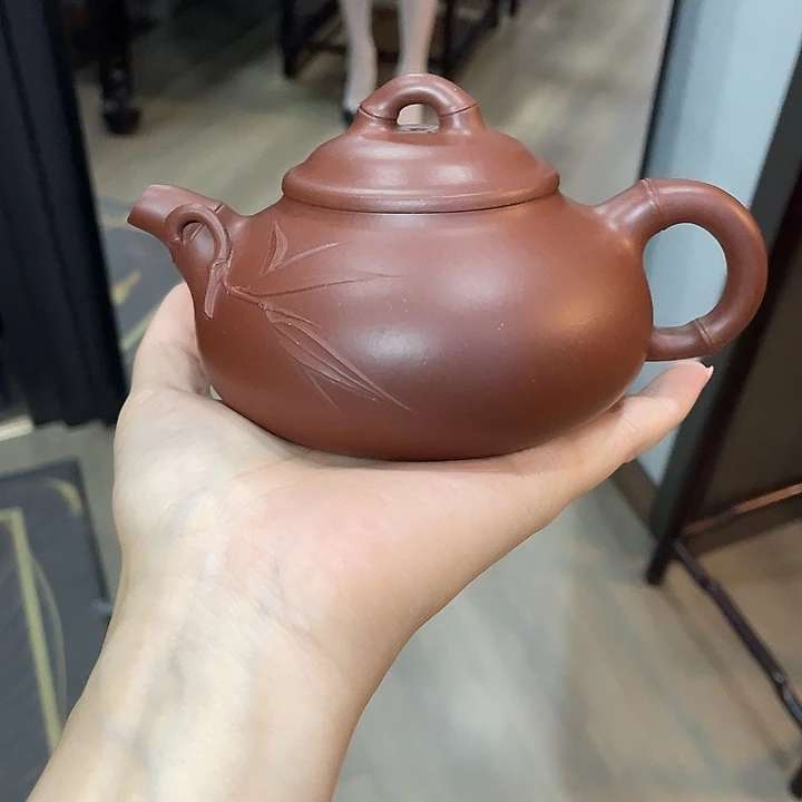 茶壶紫砂全手工打造