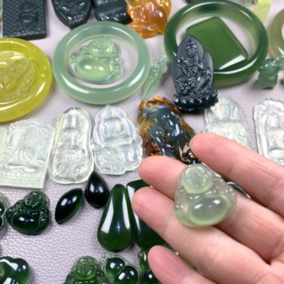 【闪购商品】蛇纹石玉岫玉未镶嵌