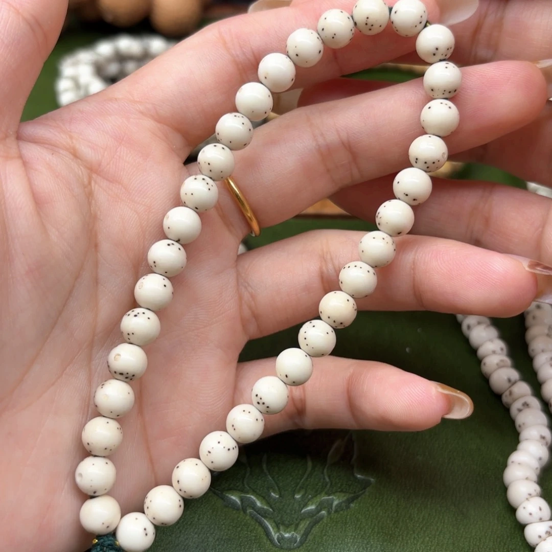 星月菩提手串仰****川7mm圆珠手持❗️小糖豆❗️双金标