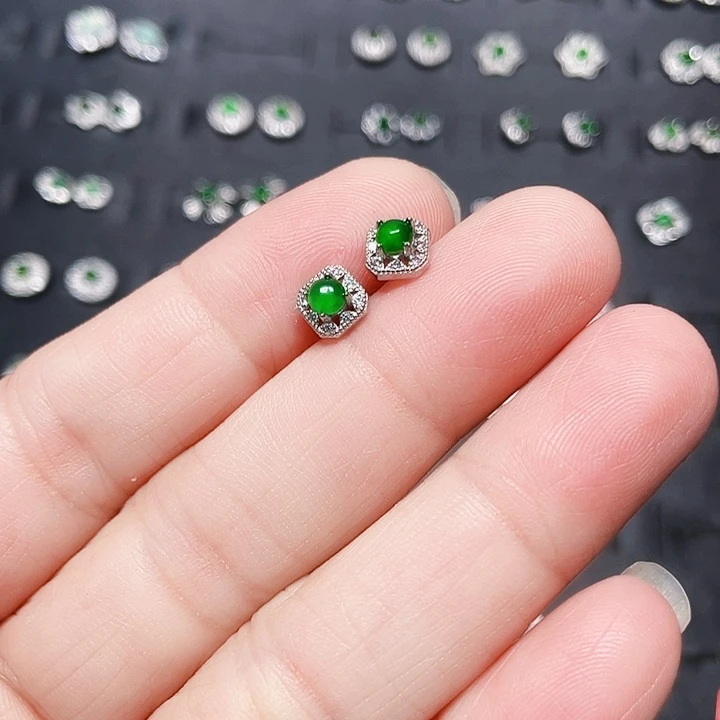 翡翠未镶嵌戒指天然翡翠A货镶嵌