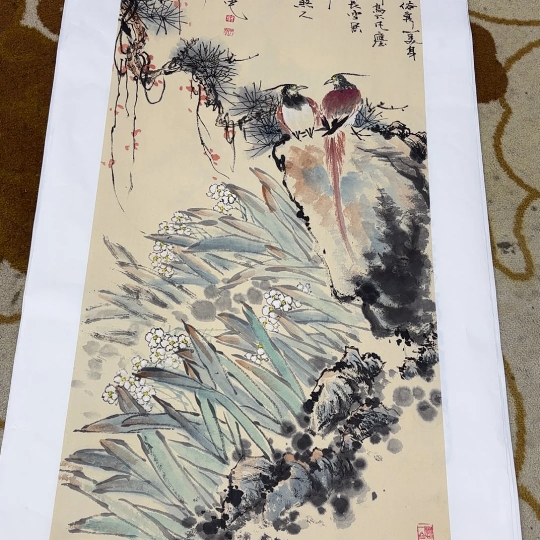 可***舅国画代志强老师作品刘三尺
