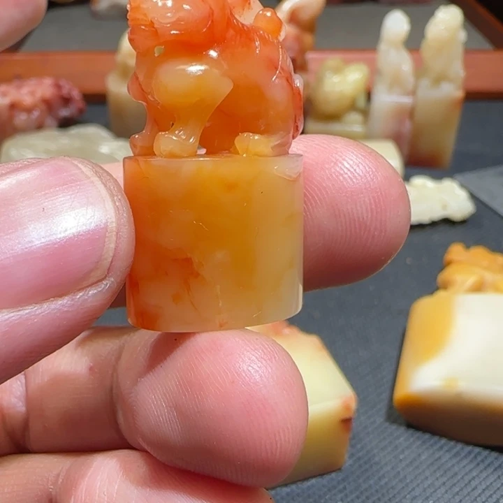 寿山石岛*福集福寿山石