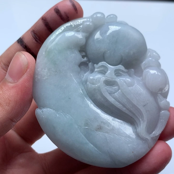 翡翠未镶嵌颈饰保真天然a货翡翠