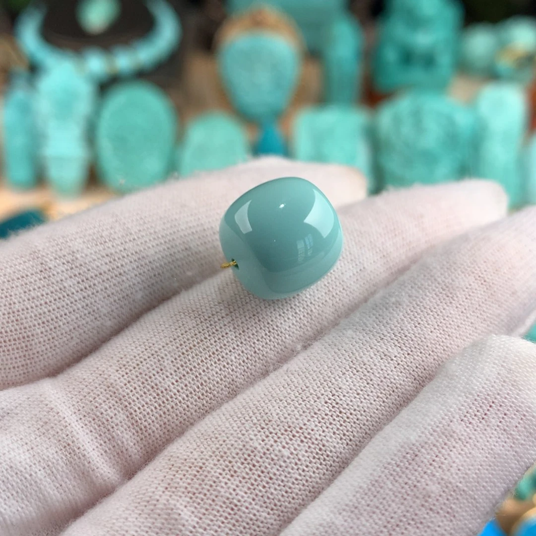 绿松石未镶嵌老型卡13.6