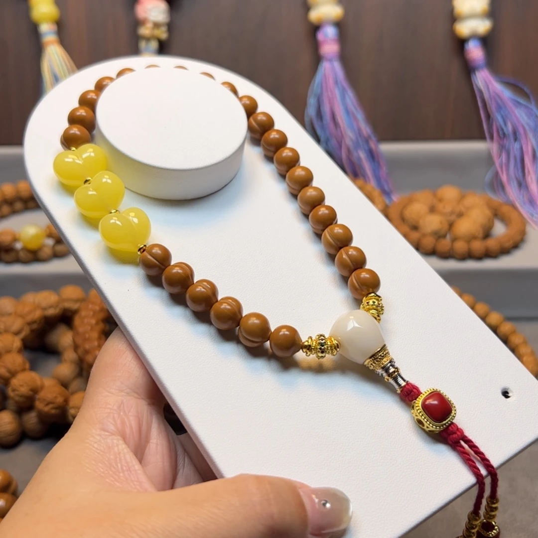 猴头核桃手串10.3屁桃