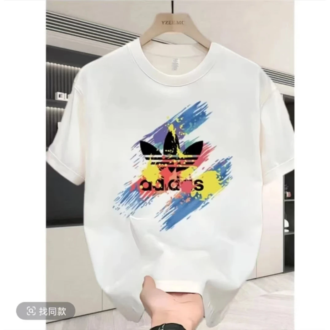 【一折粉丝福利】潮牌男女同款圆领百搭T恤