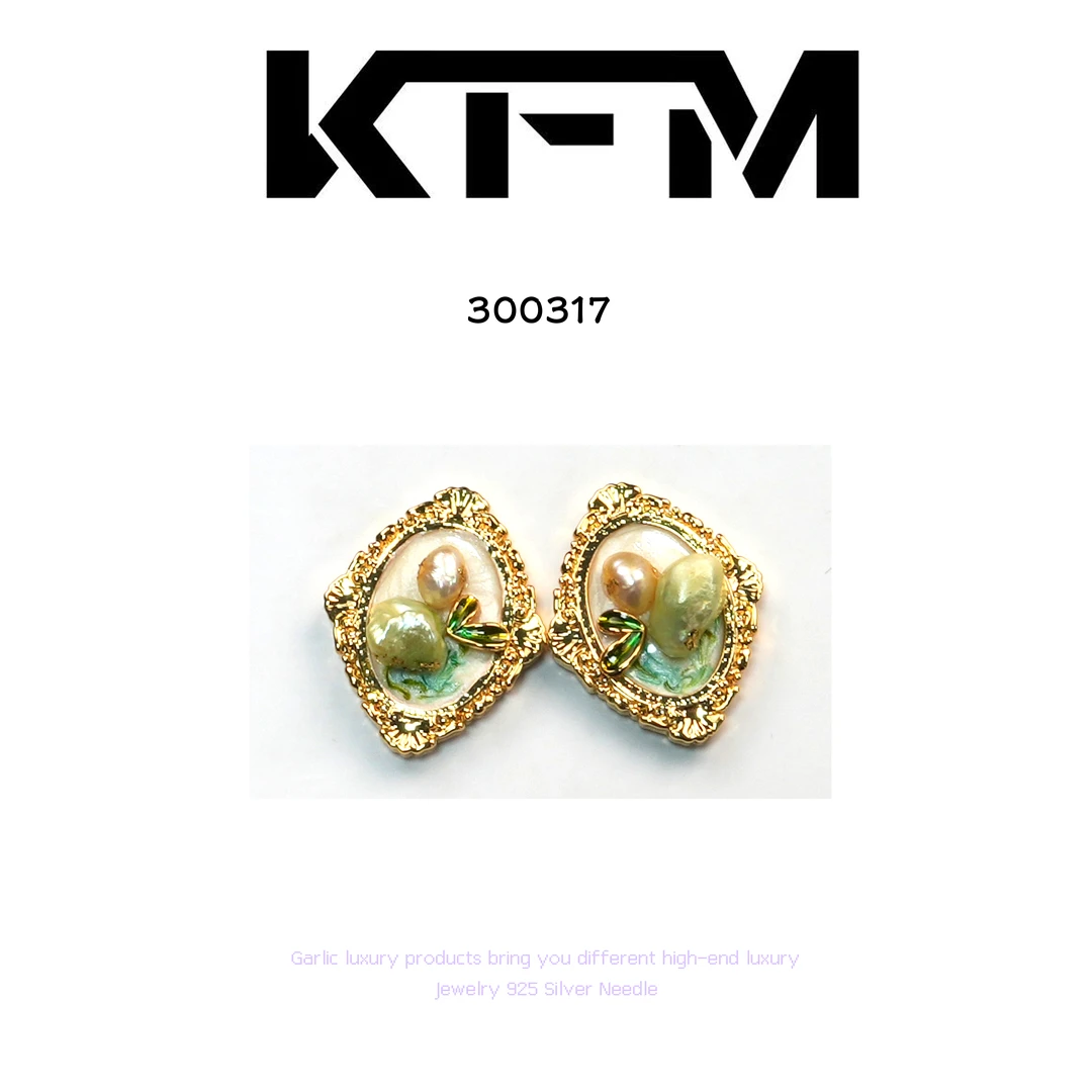 镀K金  KFM耳饰~300317...