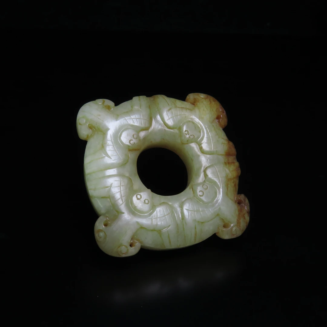 晚明模古朱雀纹玉佩/MZ599266/和田玉/民族文物