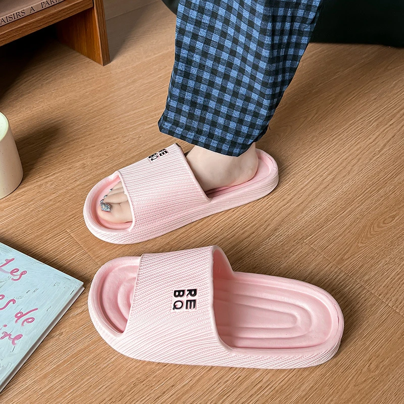 夏季居家拖鞋女轻便防滑浴室洗澡情侣室内凉拖鞋外穿舒适简约休闲