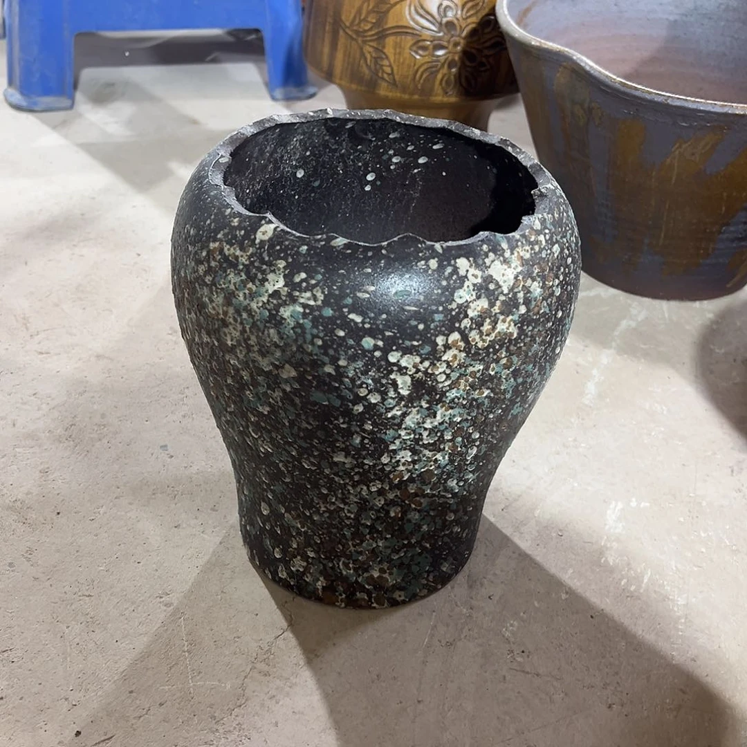 紫砂花盆高26/17花盆