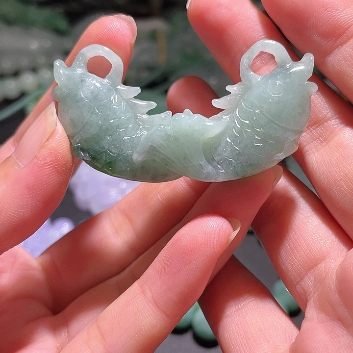 颈饰未镶嵌翡翠天