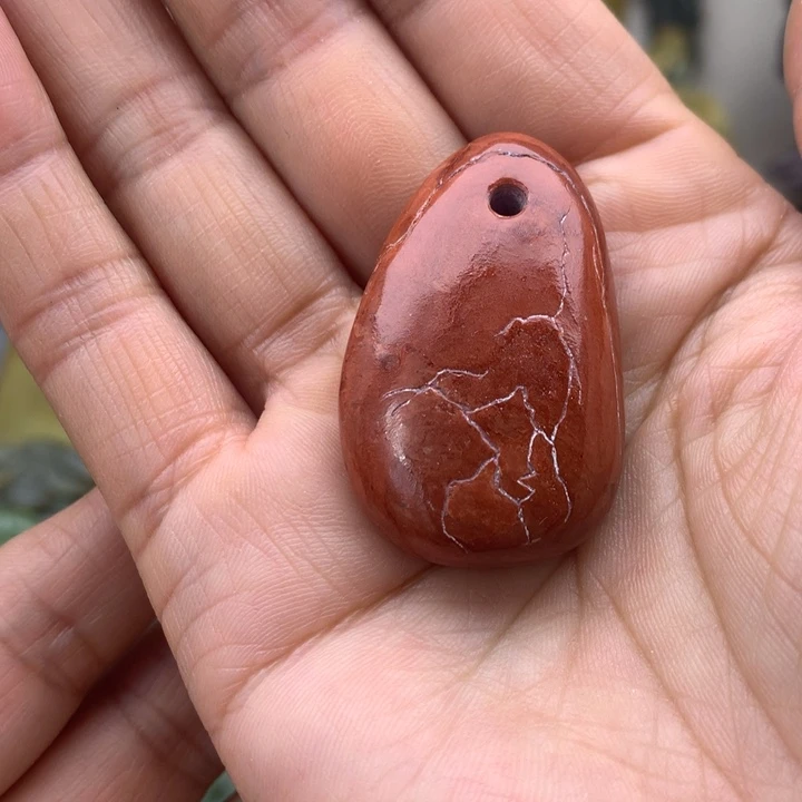 【闪购商品】岫岩河磨玉（透闪石质玉）吊坠未镶嵌
