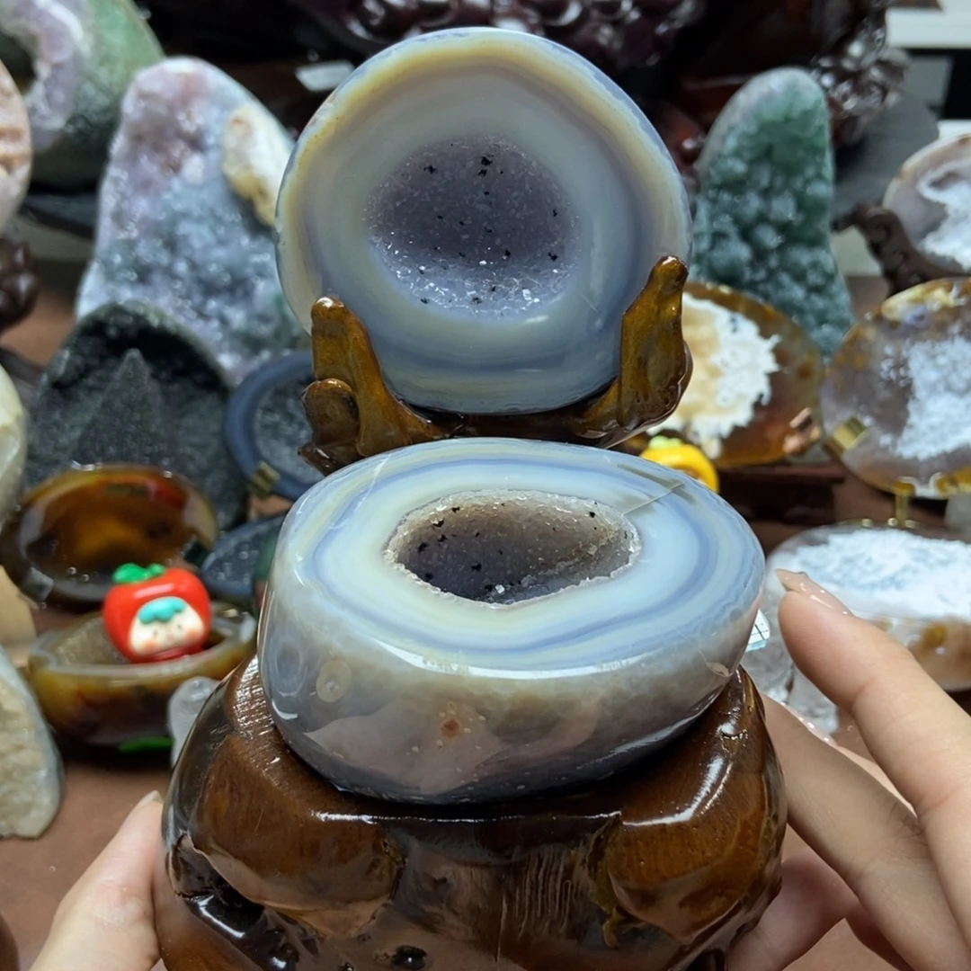 未镶嵌紫晶摆件水晶