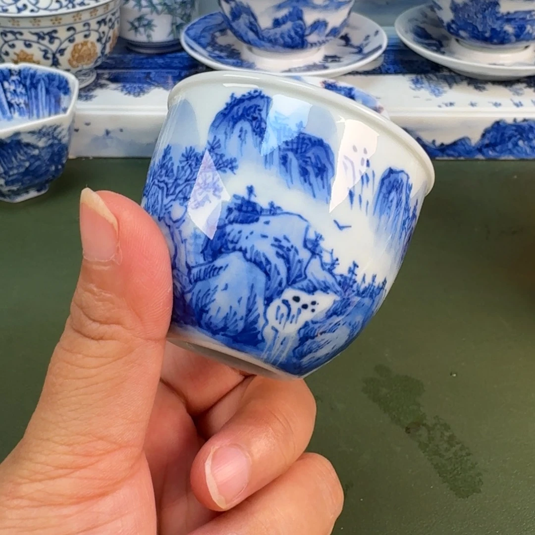 景德镇纯手绘茶具圆圆294