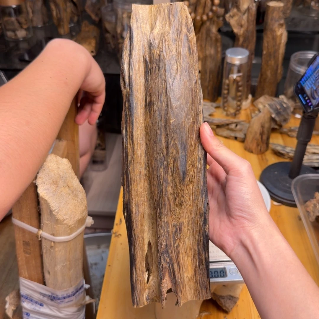 沉香沉香碎屑一代苗蓝宝石块料444克