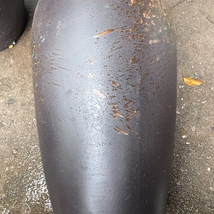 紫砂花盆高41口22瑕疵