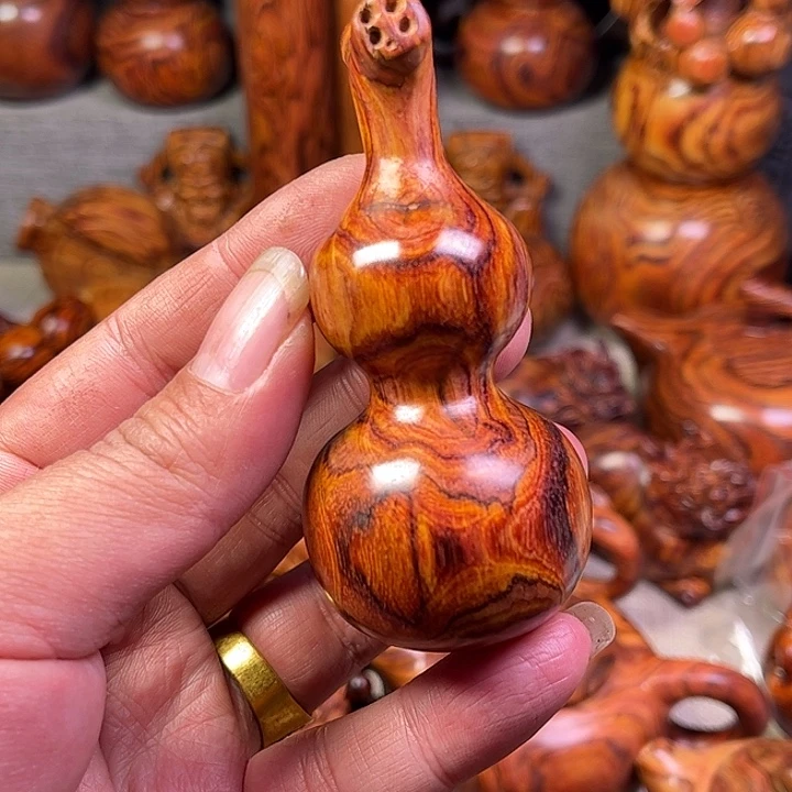 黄花梨/降香黄檀人****华海南黄花梨油梨工艺品