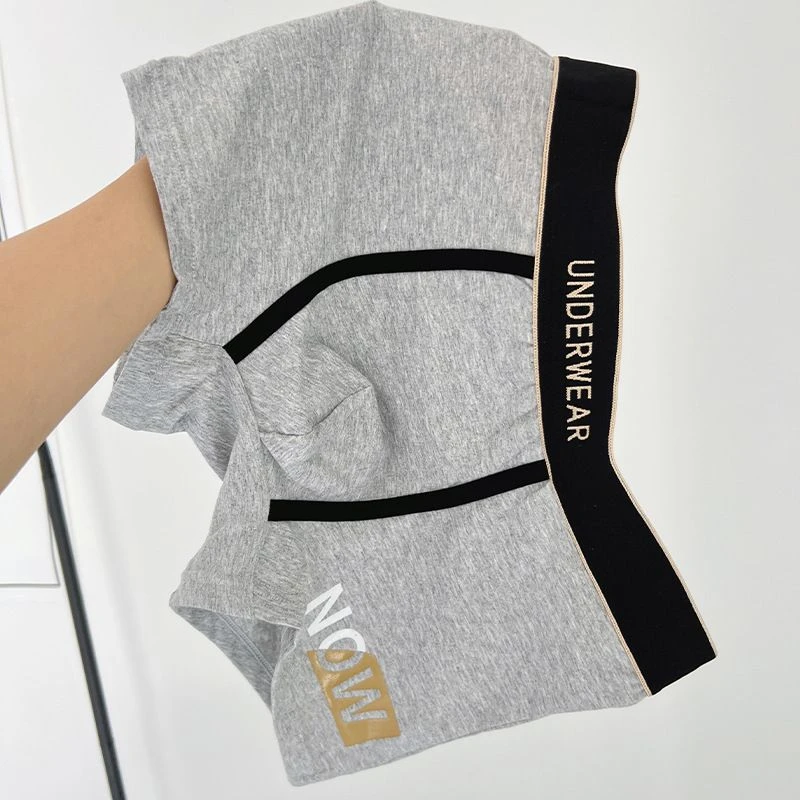 贾鲁萨加高端时尚秋季男士纯棉运动透气个性亲肤抑菌舒适平角内裤