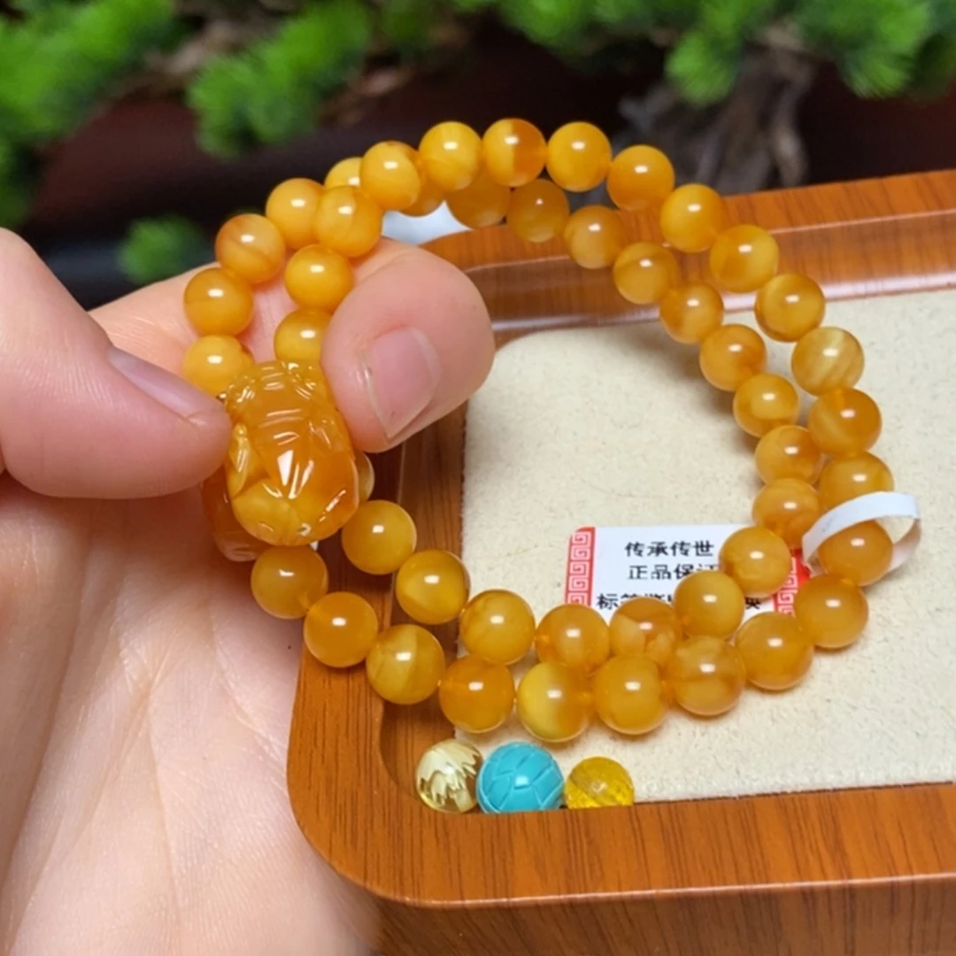 【闪购商品】手链蜜蜡未镶嵌手串定制