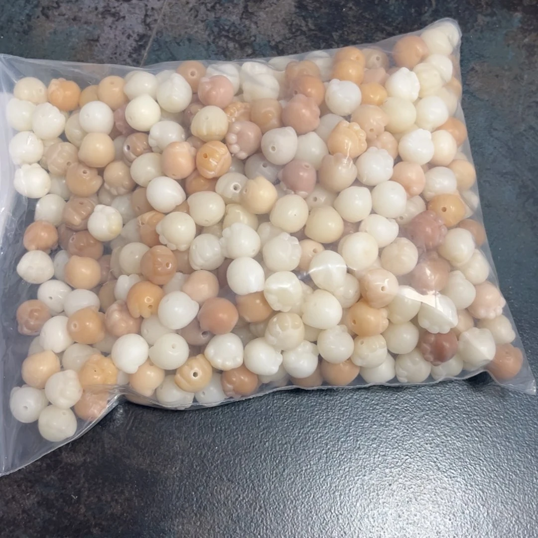 【闪购商品】白玉菩提吊坠z12/50颗微瑕猫爪